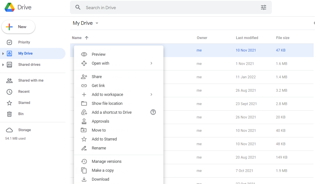 Google Drive - Google Workspace services